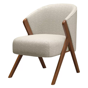 Poltrona Ibiza Luxuosa Tecido Boucle Bucle Sala Estar Off - Av