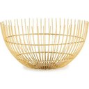 Ver imagem 1 de Centro de Mesa Redondo Dourado em Metal 27cm 13365 Mart