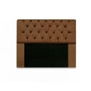 Ver imagem 2 de KIT CABECEIRA RIO QUEEN 1,60 MAIS CALCADEIRA VENEZA 1,60 SUEDE MARROM