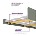 Ver mais imagens de Treliche com Led na Lateral Petit Casatema Madeiraoriginals