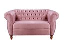 Ver imagem 1 de Sofá Nobreza 2 Lugares Cor:Suede Rosa 280