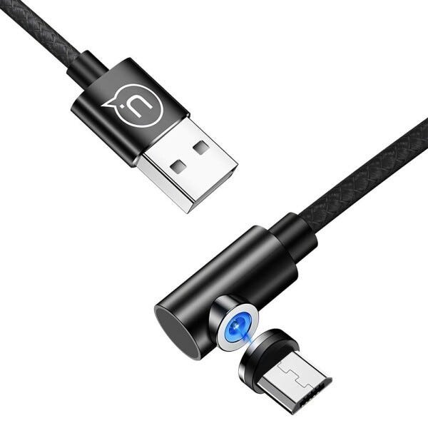 CABO EM L PARA GAMER PONTEIRA MAGNETICA U54 1M - MICRO-USB - 5