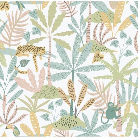 Papel de Parede Enzo Selva Verde 286-4