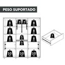 Ver imagem 6 de Guarda Roupa Matisse 210cm em Mdf 100% com Cabideiro Extensivel - Cinamomo/off White Madetec