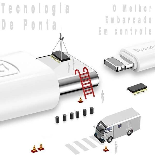 Cabo 2M 18W Pd Lightning para Usb-C Iphone Ipad Baseus Preimum - Preto - 3