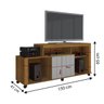 Rack para TV de até 43 Polegadas Ouro JCM Movelaria CINAMOMO FOSCO/OFF JCM - 2