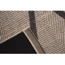 Ver imagem 3 de Tapete Sala Quarto Econature Geo 1,50 X 2,00 Bege Chumbo-77