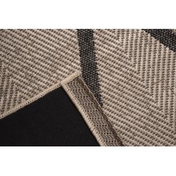 Tapete Sala Quarto Econature Geo 1,50 X 2,00 Bege Chumbo-77 - 3