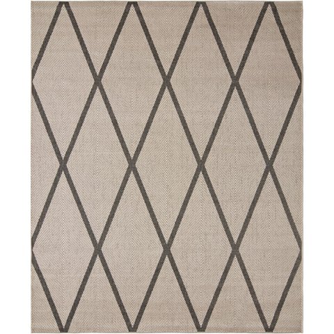 Tapete Sala Quarto Econature Geo 1,50 X 2,00 Bege Chumbo-77