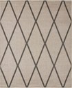 Ver imagem 1 de Tapete Sala Quarto Econature Geo 1,50 X 2,00 Bege Chumbo-77