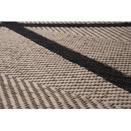 Tapete Sala Quarto Econature Geo 1,50 X 2,00 Bege Chumbo-77 - 2