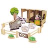 Kit Fazendinha De Brinquedo Estábulo Completo Madeira 26 Pçs - 2