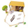 Kit Fazendinha De Brinquedo Estábulo Completo Madeira 26 Pçs - 5