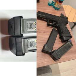 Bumper Prolongador Extensor Carregador +2 Glock G25 G28 G19 G22 Etc. - 5