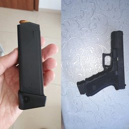 Bumper Prolongador Extensor Carregador +2 Glock G25 G28 G19 G22 Etc. - 6