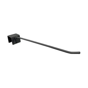 100 Gancho para Régua 30cm Aramado 5mm Preto