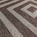 Ver imagem 3 de Tapete Sala Quarto Econature Labirinto 2,00 x 2,50 Marrom-70