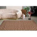 Ver imagem 1 de Tapete Sala Quarto Econature Labirinto 2,00 x 2,50 Marrom-70
