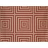 Tapete Sala Quarto Econature Labirinto 2,00 x 2,50 Vermelho-67 - 2
