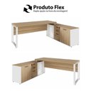 Ver mais imagens de Mesa Industrial 1,50m C/ Armário e Cx de Tomadas Pé Metal F5