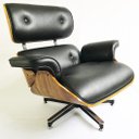 Ver imagem 7 de Poltrona Charles Eames com Puff cor Preto - Poltronas do Sul
