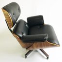 Ver mais imagens de Poltrona Charles Eames com Puff cor Preto - Poltronas do Sul