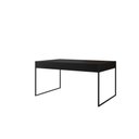 Ver imagem 2 de Mesa Industrial Filadélfia 137x90 Ferro Preto Tampo Preto