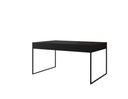 Ver imagem 2 de Mesa Industrial Filadélfia 137x90 Ferro Preto Tampo Preto