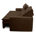 Ver imagem 7 de Sofá Retrátil e Reclinável 2 lugares com Molas 1,50m Ester Suede Marrom Adonai Estofados