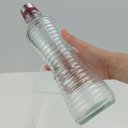 Ver imagem 7 de Garrafa de Vidro 950ml Transparente 31x9x9cm Água Suco Geladeira Bebidas Tampa