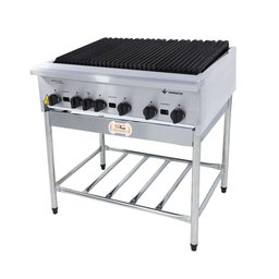 Chapa Char Broiler Americana Profissional Grill Churrasqueira 90cm Gás Inox com Pé CGGP90 - Venâ - 1