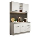 Ver imagem 3 de Armário de Cozinha Compacta 150cm Branco Agata Madesa 01