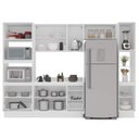 Ver imagem 5 de Armário de Cozinha Modulada Completa 5 Peças 310cm com Tampo 100% Mdf Amara Politorno Móveis