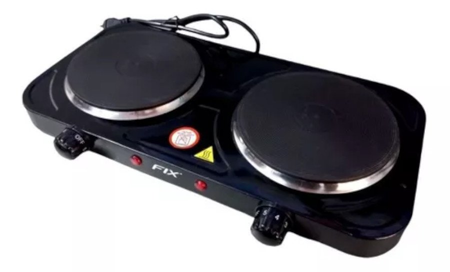 Super Fogão Cooktop Disco Elétrica Fix Fast Cook 110v 2bocas - 4