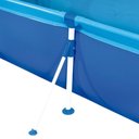 Ver imagem 3 de Piscina Estruturada Premium 2500L Retangular PVC Capa Forro Filtro Bomba 2200L-H 220V Azul Mor