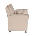 Ver imagem 2 de Poltrona de Amamentação Escritorio Sala de Espera para Consultorio Salão de Beleza Bege