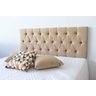 Cabeceira Casal Estofada De 1,40m X 50cm Areia Promocional - 2