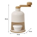 Ver imagem 2 de Maquina de Raspadinha Triturador de Gelo Manual Portatil Geladinho Refrescante Moedor Processador Di