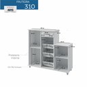 Ver imagem 6 de Armário/fruteira com Espaço para Forno e Bebedouro Recife - Benetil