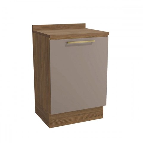 Balcão de Cozinha 60 Cm Isabel 1 Porta Nogueira/fendi - Kappesberg