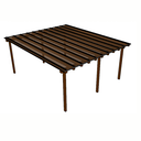 Ver imagem 5 de Cobertura Policarbonato Alveolar 5,00m x 6,00m - Bronze 4mm