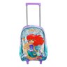 Mochila de Rodinhas Escolar Sereia Encanto Dos Mares - 1