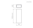 Ver imagem 3 de Arandela Wall Mini Led 5w 3000k 150lm Ip65 Bivolt - Stella Sth9730 - Branco