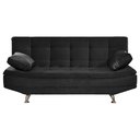 Ver imagem 4 de Sofá Cama Valencia Corano Preto Ref: 2501 - Star Confort