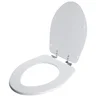 Assento Sanitário Poliester Soft Close Victoria Branco para vaso American Standard - 2