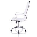 Ver imagem 4 de Kit  4 Cadeiras Giratórias Charles Eames Esteirinha Couro Pu Branco 11P