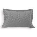 Ver imagem 1 de Porta Travesseiro Liso 100% Algodão Alumínio Vivaldi