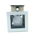 Ver imagem 1 de Luminária Embutir Teto Gesso Vidro Quadrado 13x13 2x E27