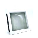 Ver imagem 1 de Luminária Embutir Teto Gesso Vidro Quad. 20x20 2xe27