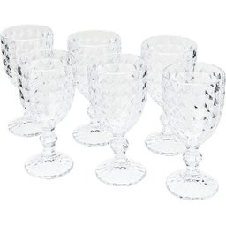 Conjunto 6 Taças Vidro Sodo-Calcico para Água Roman 345Ml - 2